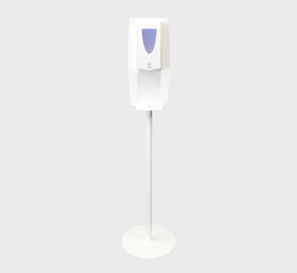 hand sanitiser station white website square